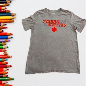 3/$25 Gen 2 Clemson Shirt Youth Large. Gray.